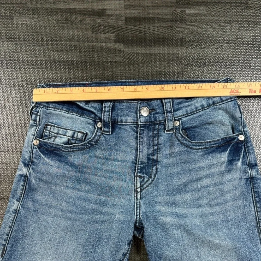True Religion Jeans Mens 31x33 BLue Ricky Big T Relaxed Straight
